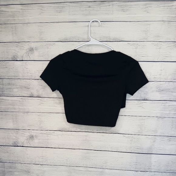 Shein Crop Top Size S in‎ Black - Picture 2 of 7